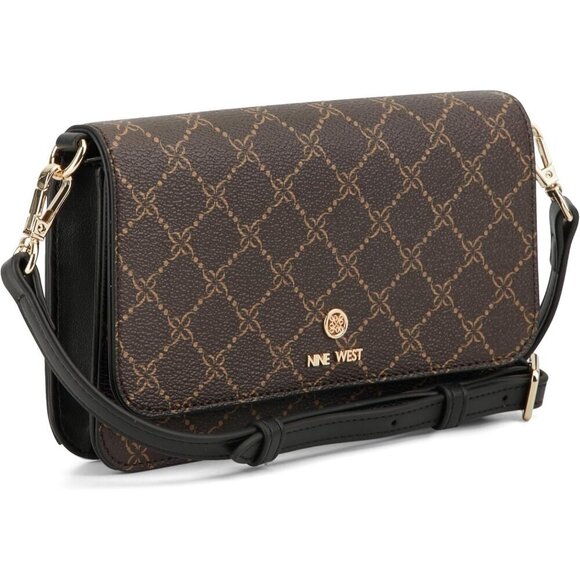 6978404_Black?wid=400&hei=400&  Lockup 9s Phone Wallet Crossbody Cotton Blend One Size Womens
